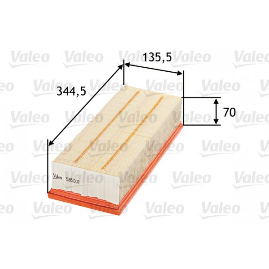Air Filter VALEO 585001