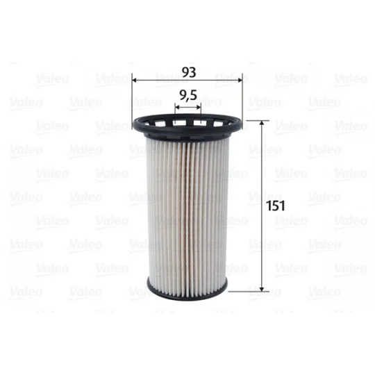 Fuel filter VALEO 587095