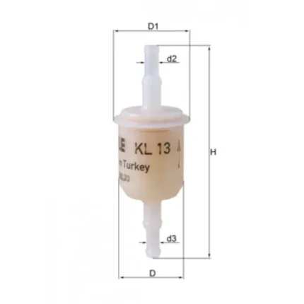 Fuel filter MAHLE ORIGINAL KL 13 OF